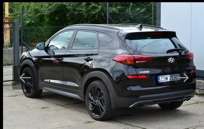 Hyundai Tucson cena 110000 przebieg: 63000, rok produkcji 2019 z Świnoujście małe 121